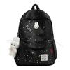 Schoolbag Korean Ins Wind Star Backpack Large Capacity Junior High School Girls High School Elementary School Bag Leisure Travel Backpack