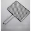Barbecue Tongs, Thickened Stainless Steel Barbecue Net, Commercial Large Fish Grilling Rack, Vegetable Grilling Net, 2-Pack
