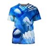 Funny Sports Badminton 3D Print T-shirt Summer Streetwear Cool Men Woman Short Sleeve T Shirts Oversized Harajuku Tees Kids Tops