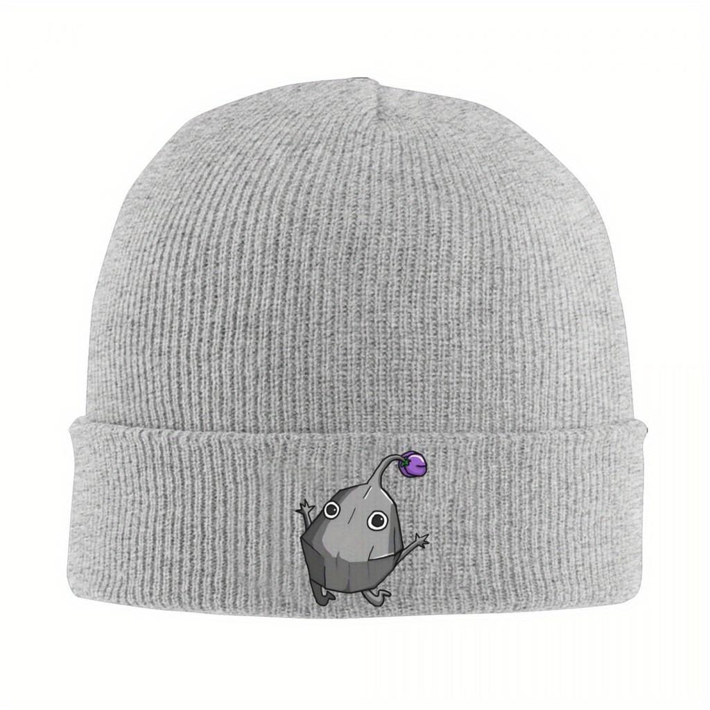 Rock Jumping Pikmin Knit Hat Beanie Autumn Winter Hats Warm Hip Hop Video Game Cartoon Kids Cap for Men Women