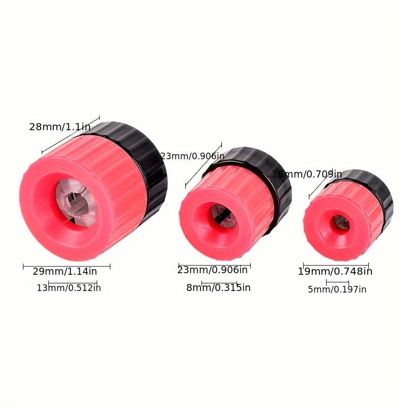 

3-Piece Drill Depth Stop Set | 3-13mm Adjustable Plastic Limit Rings for Woodworking | Precision Hole Drilling Guide