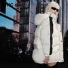 Jin Yujie Women's Winter Waterproof 90% Duck Down Mid-Length Puffer Jacket
