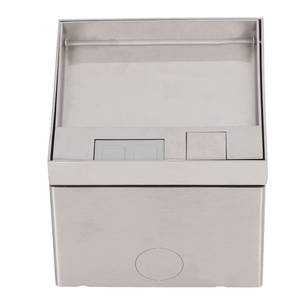 Floor Recessed Concealed Socket Space Saving Stainless Steel Concealed Outlet for Home