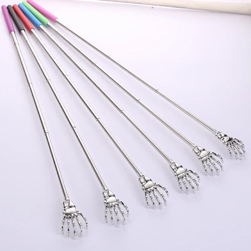 Ghost Hand Stainless Steel Telescopic Scratching Massager Stainless Steel Extendable Scratching Scratching Scratcher Handicrafts
