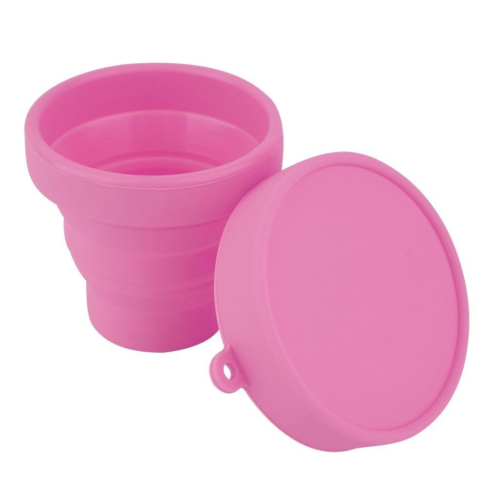 Portatile in Silicone Telescopico Bere Pieghevole Pieghevole Tazza da Viaggio da Campeggio wo0