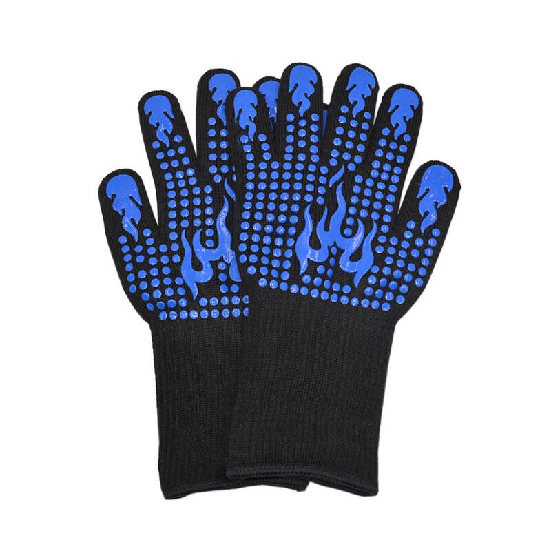 Muqingqing Hochtemperatur-Rutschfeste Handschuhe