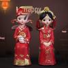 Chinese Style Wedding Ornament: Harmony-Inspired Bride & Groom Decoration Gift