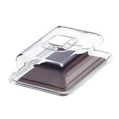 Akebono Sangyo Quadratische Kuchenhaube, Braun, Mittel, Hergestellt in Japan, Gewerbliche Artikel, Hauben- und Tablett-Set, Abnehmbare und Waschbare Matte, Transparent, Entzückend
