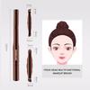 Hourglass Multifunctional Makeup Brush 4 Heads, 1 Piece Included for Eyes and Eyebrows