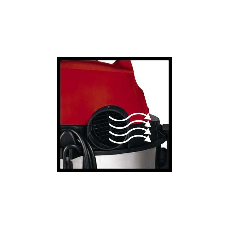 Einhell TC-VC 1820 SA Wet/Dry Vacuum Cleaner 1250W Red/Silver