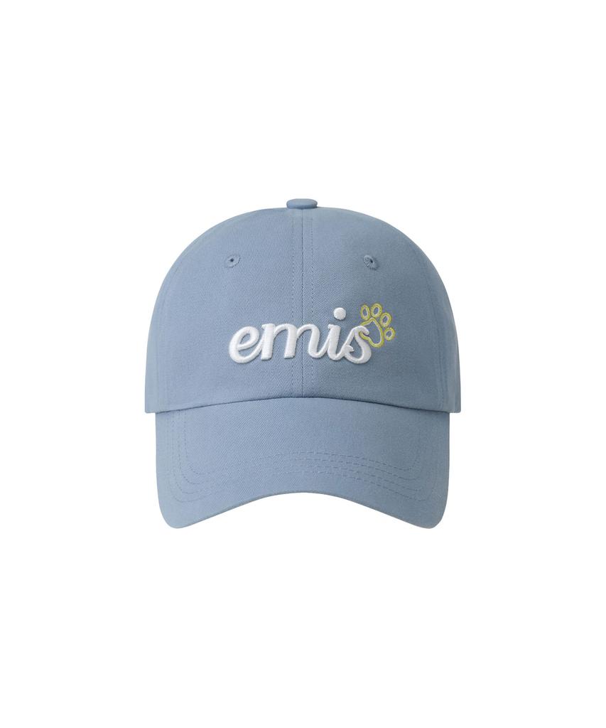 Imiseu Lettering Logo Ball Cap-Blue