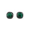 Chrome Diopside Gemstone 925 Sterling Silver Jewelry Handcrafted Cufflinks 0.61" CL-7-7