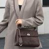 2026 Autumn winter women's Suede Top grain leather Crossbody handbag luxury designer Shoulder bag Vintage messenger bag