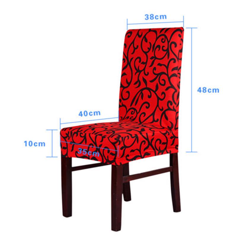 Buy 4pcs Dining Room Removable Chair Covers Wedding Banquet Seat Cover