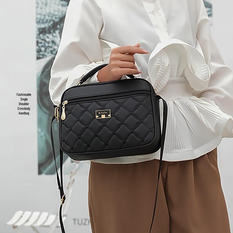 Women's Spring Fashion Crossbody & Shoulder Bag - 2025 New Design, Small Square Handbag