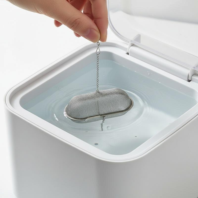 Latest Stainless Steel Watch Cleaner Mesh Basket Soundwave Technology Cleaner Basket Multi-Size For Jewelry, Eyewear, And Parts