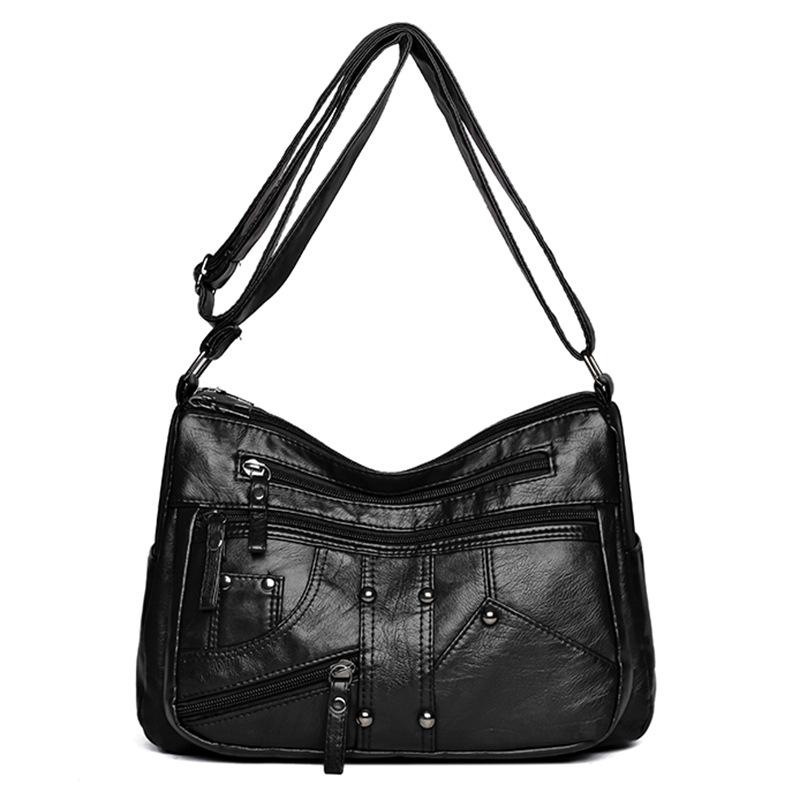 

Сумка для мамы, женская сумка среднего возраста из мягкой кожи, сумка через плечо, сумка через плечо