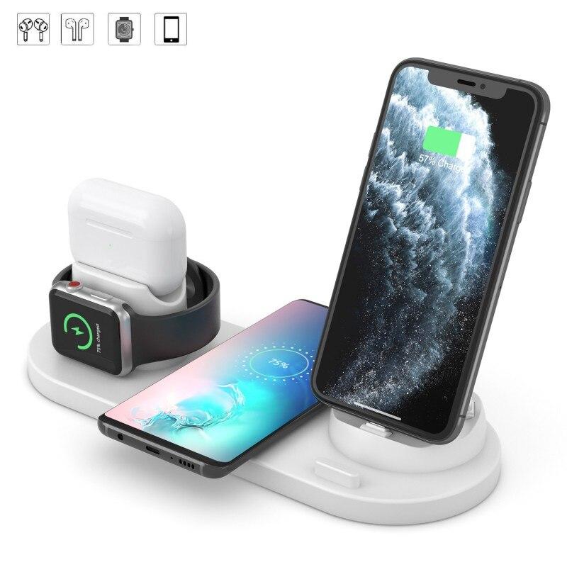 Buy Wireless Chargers Holder For Apple Watch Series/Air Pods IPhone Station  Charging Dock at affordable prices — free shipping, real reviews with  photos — Joom