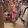 Women's Multicolor Leopard Print V Neck Casual Tunic Dress with Short Sleeves
