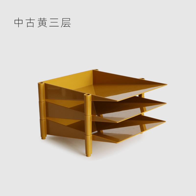 Desktop Stapelspeicher Schreibwaren Verschiedenes A4 Papier Belege zur Aufbewahrung Büro Schreibtische Dokument Mehrschichtregale