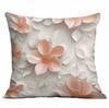 Spring and Summer 3D Floral Print Pillowcase Home Sofa Cushion Pillowcase