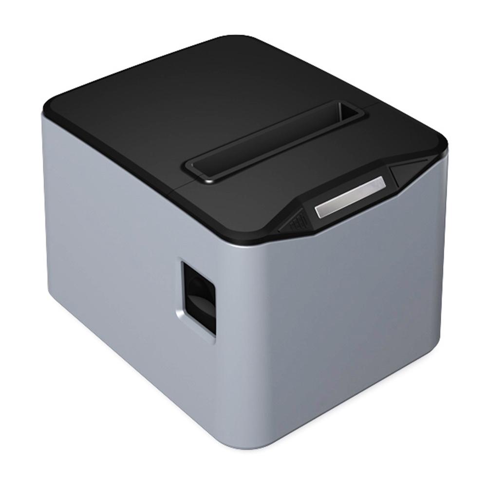 

ZJ-8370 80мм Термопринтер чеків Автообрізувач USB LAN WiFi Кухонний POS-принтер Grey+Black/EU Plug
