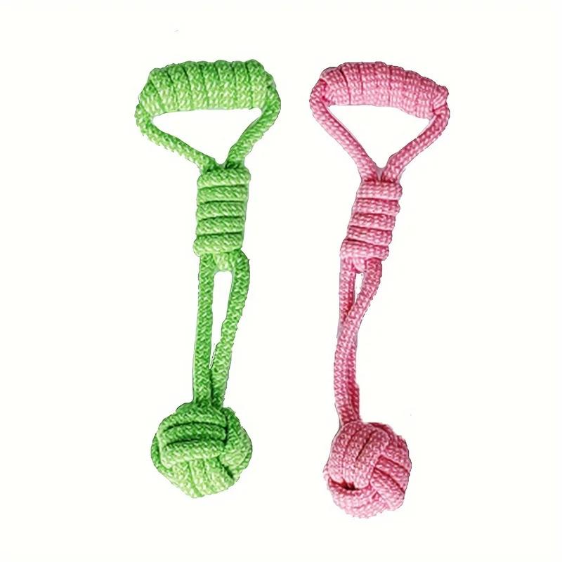 Durable Dog Rope Toy with Ball for Aggressive Chewers Interactive Tug of War Plaything Tough All Breed Puppy Chew Toys for Large