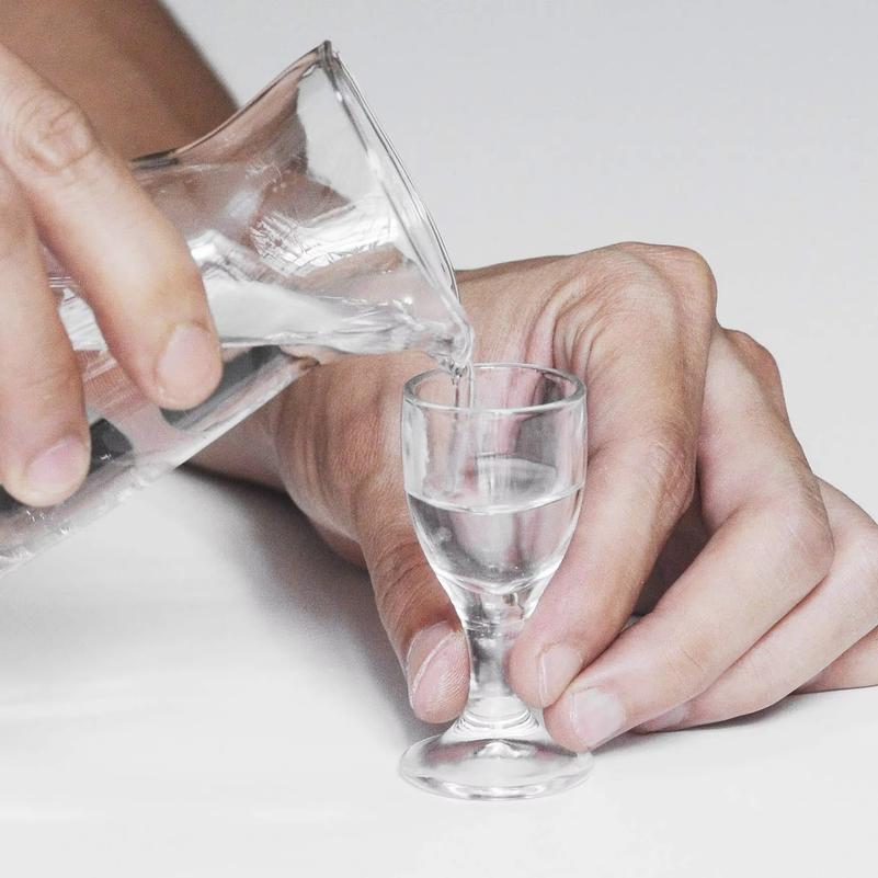 6pcs Mini Wine Cups Set 10/15/25ml Shot Glass Transparent Drinkware Tall Foot Goblet Liquor Spirits Glasses Drinking Cups