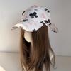 Sweet Cool Floral Print Headband Bandana Cap Women Outdoor Sun Protection Baseball Cap Fashion Face Slimming Peaked Cap