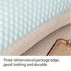 Cooling Ice Sliky Fiber Fabric Massage Cervical Pillow, Sleep Aid Pillow Core, Deep Sleep Adult Home Use, Moisture-Wicking Household Pillow