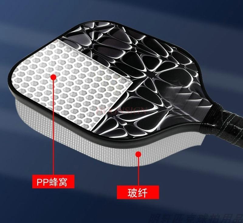Glass Fiber Lightweight+Pp Honeycomb Core Single Peak Racket