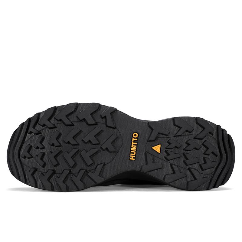 HUMTTO Turistická obuv Tlumící Trail Running Trainers Muž Prodyšné Ležérní Tenisky pro muže Černá Luxusní Designová Pánská Sportovní obuv