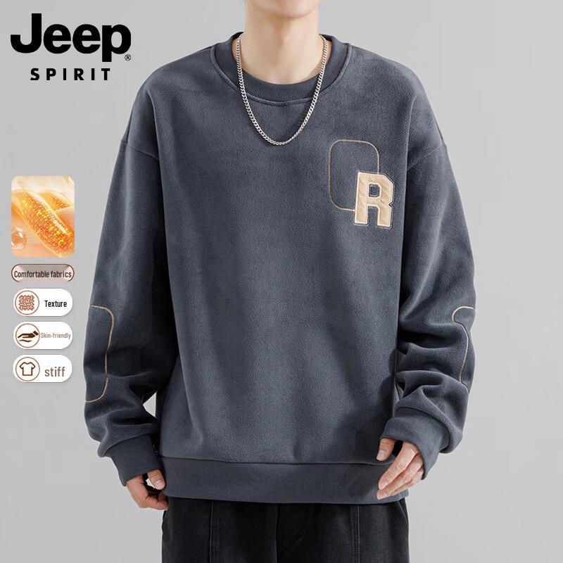 JEEP SPIRIT Men s Fleece Sweatshirt 2XL