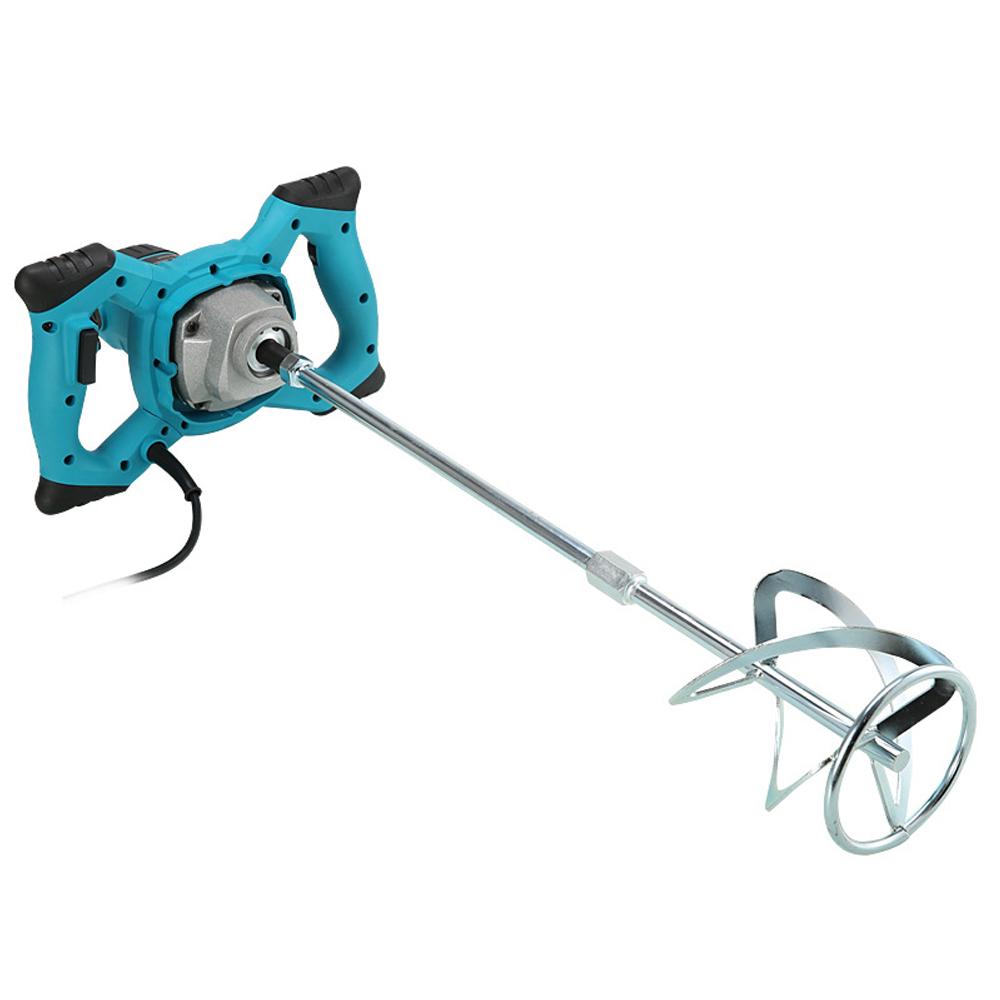 1200W 220V Handheld Paint Mixer Variable Speed Electric Cement/Epoxy/Putty Blender Heavy Duty