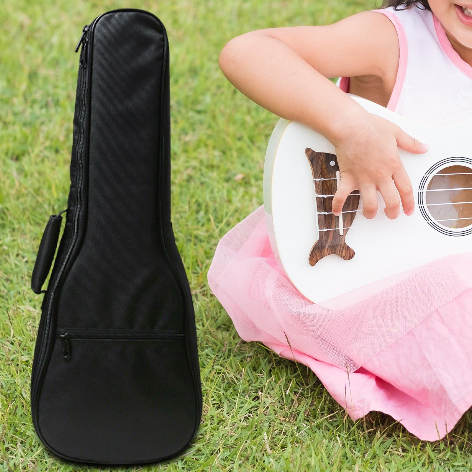 

Чехол для укулеле с легкими регулируемыми плечевыми ремнями и мягкой подкладкой для концерта black 71cmx28cmx6cm