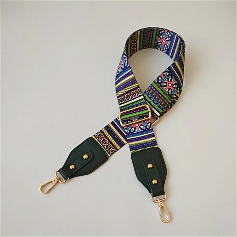 Women's Wide Canvas Crossbody Bag Strap - Replacement Shoulder Strap Accessory