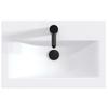 Bathroom Sink Matte Black 61 x 40 x 16.5 cm