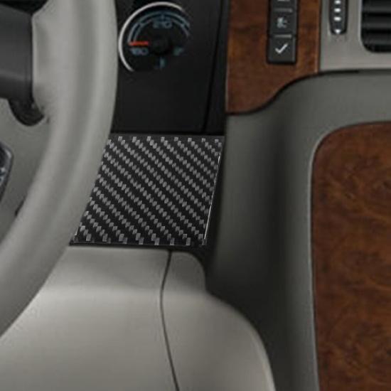 3Pcs Carbon Fiber Speedometer Cover Trim For Tahoe/Silverado/Yukon/Sierra