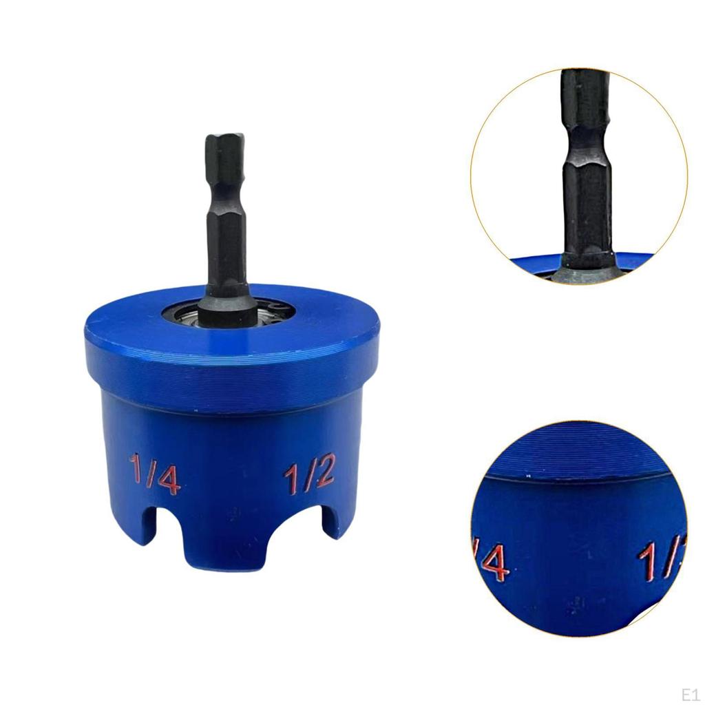 Nut Drill Attachment Nuts Remover Impact Resistant Compact Professional Hex Shank Driver Bolt