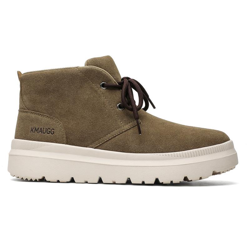 3636 [Ping instead] U's new snow boots men's winter casual velvet thickened short boots