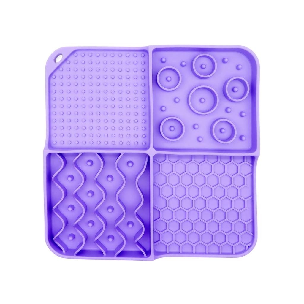 Slow Feeder Bowl for Dogs and Cats with Silicone Placemat and Lick, Non- Interactive Pet Feeding Set