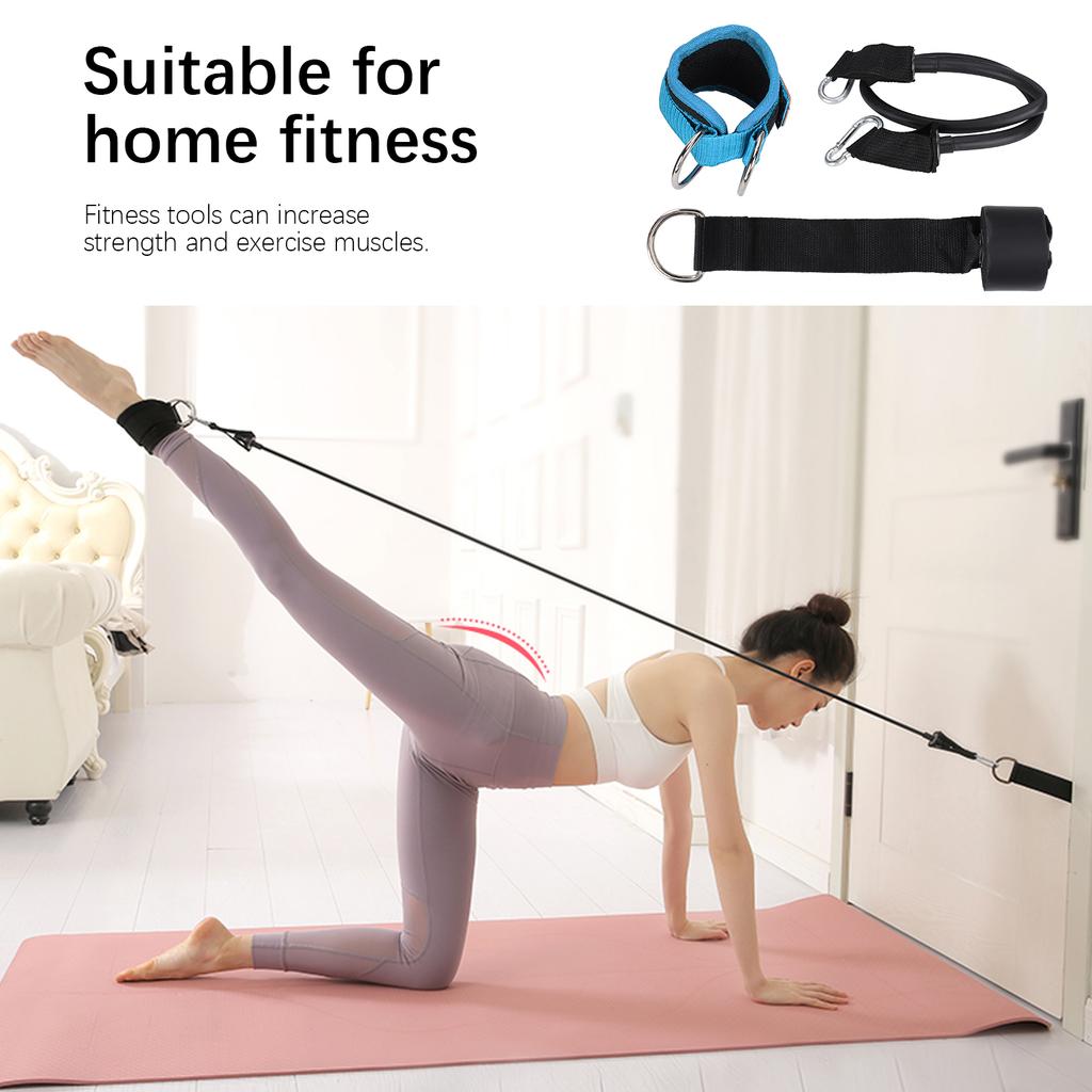Fitness-Elastikbänder für den Sportunterricht Beintraining mit Knöchel-Schnalle