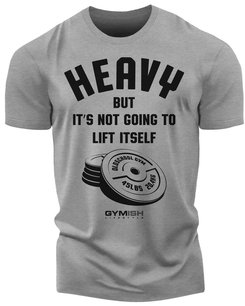 Pánské tričko Movement Fitness s krátkým rukávem volný sportovní oděv klasická barva oblečení do posilovny fitness vybavení 3D potisk topy trička