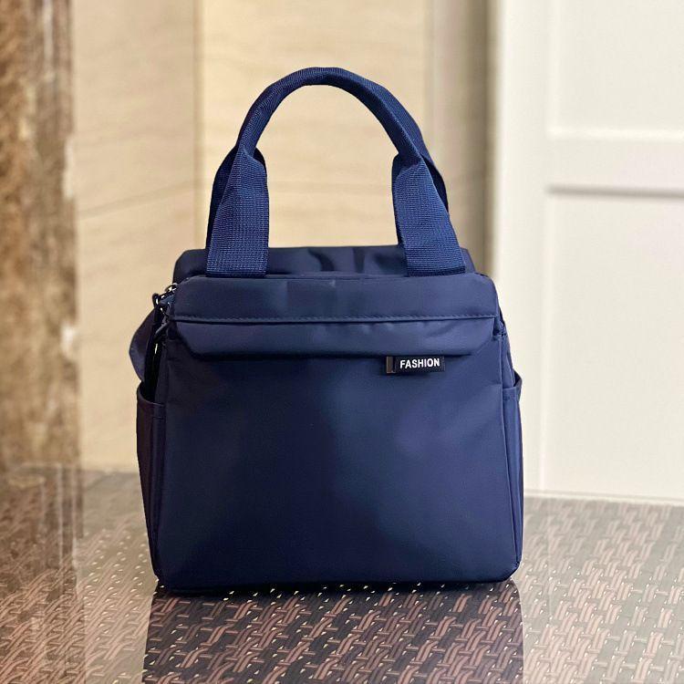 Tragbare Oxford-Stoff-Lunchtasche Wasserdichte Isolierte Lebensmittel-Tragetasche Wiederverwendbare Brotdose Handtasche für Damen Herren Arbeit Schule Picknick