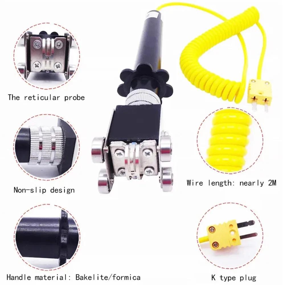1pc K-type Handheld Temperature Sensor For Surface Thermocouple Probe For Industrial Temperature Measuring Instruments