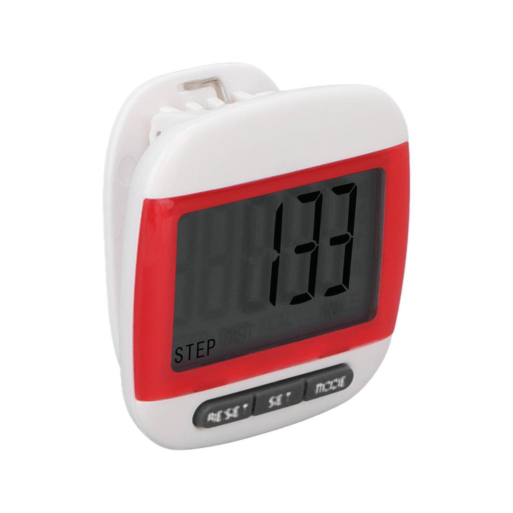 Elderly Step Counter LCD Display Clear Screen Accurate Walking Pedometer with Clip