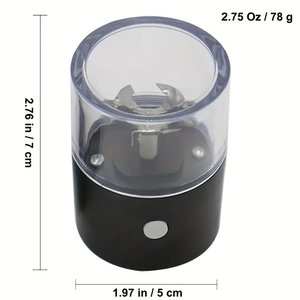 Electric Auto Grinder for Herb & Garlic Grinding Rchargeable Black