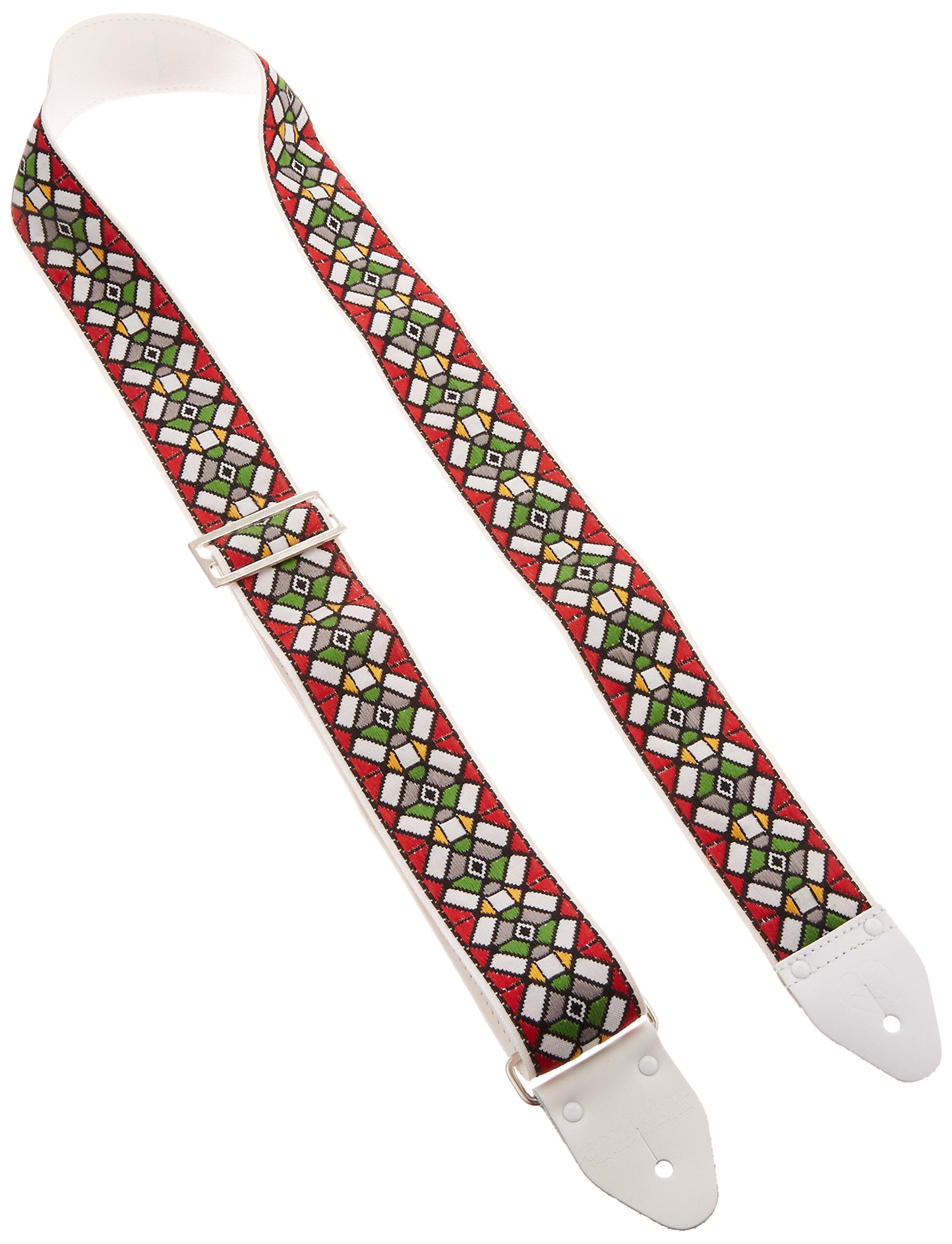 Ремень Souldier Ace Replica Straps Soldier Guitar Stained Glass Red VGS178 - Ремень,