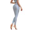 Womens High-Waisted Seamless Yoga Leggings With Built-in Brief 79% Nylon Stretch Fitness Pants Gym Running Cycling
