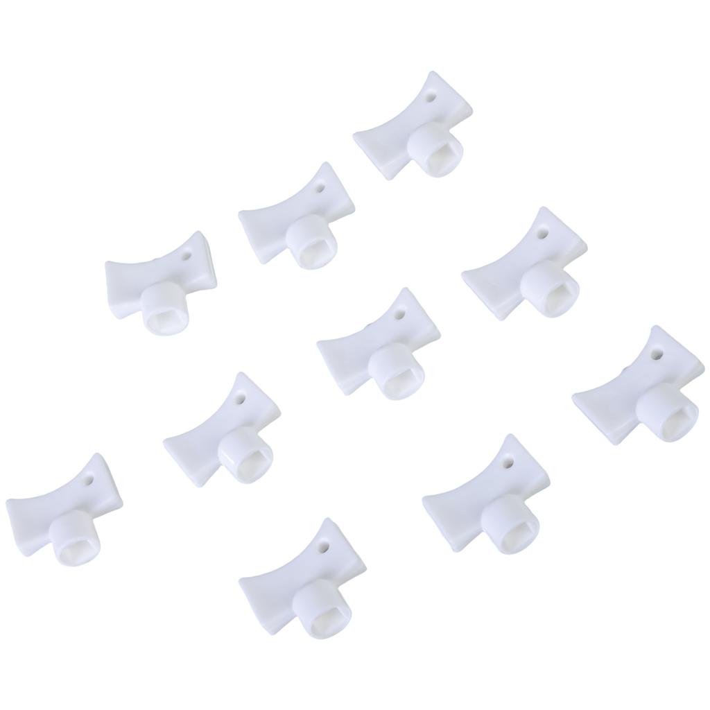 10pcs Anodized Radiators Bleed Key Set Ensuring Efficient Heating and Simple Valves Maintenance for HVAC Systems
